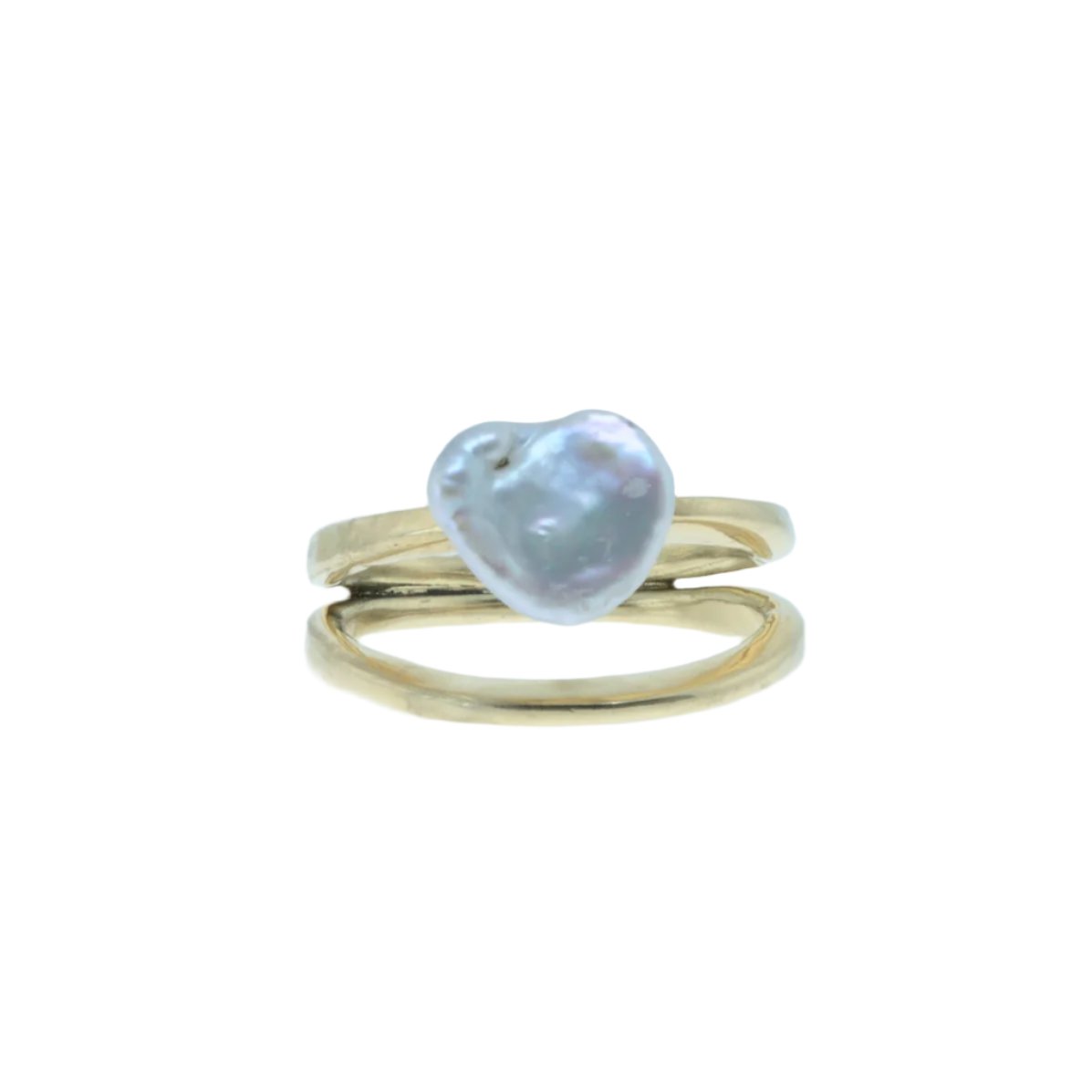 Ring KESHI dubbel 18KT