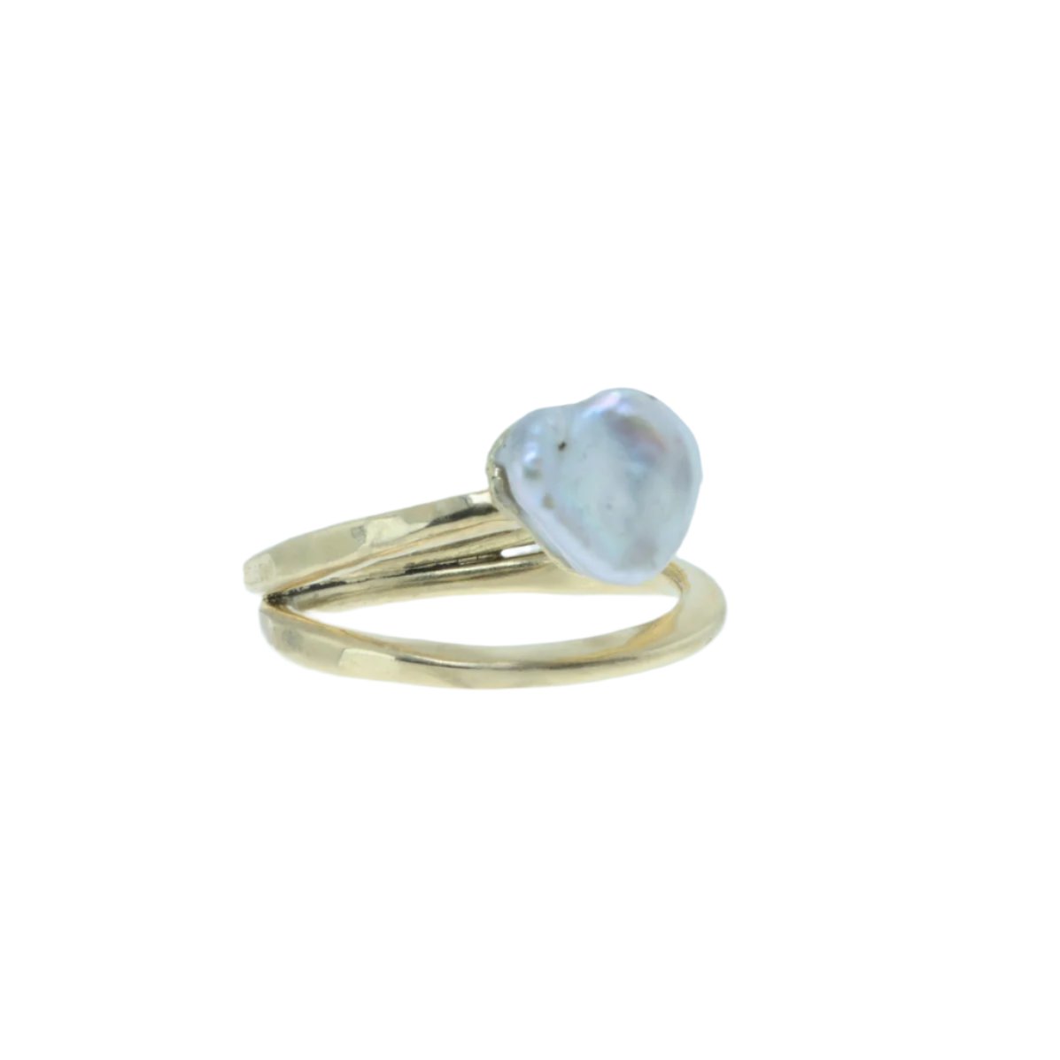 Ring KESHI dubbel 18KT