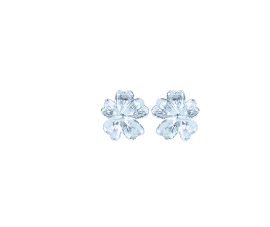 Oorbellen Zilver FLOWER 2