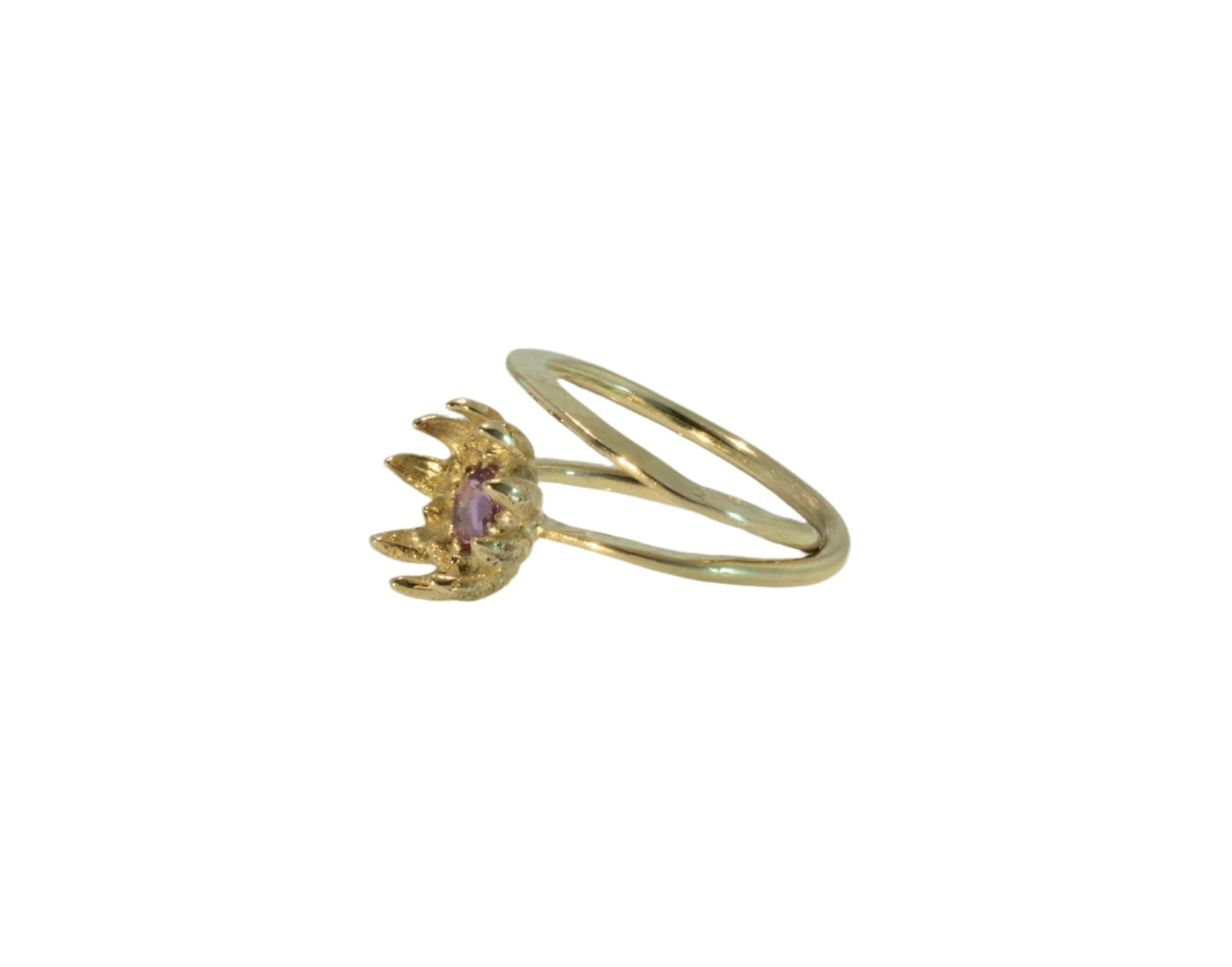 Ibiza Ring Sapphire Flower