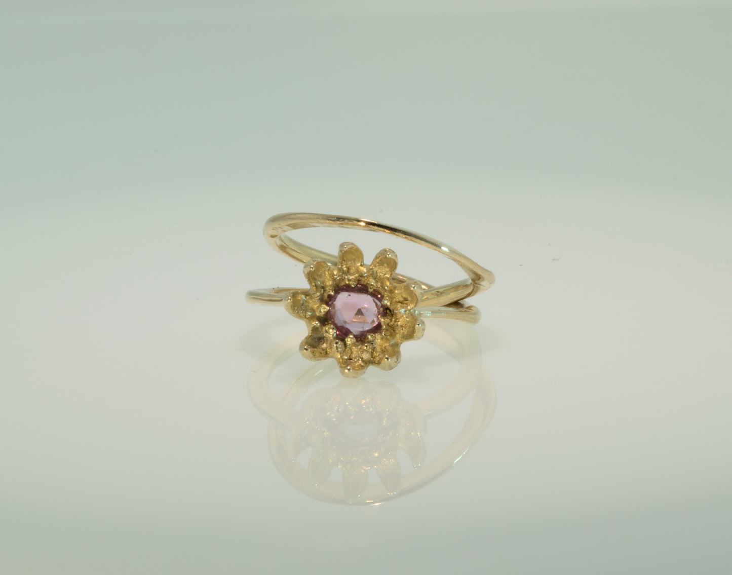 Ibiza Ring Sapphire Flower