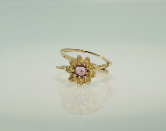 Ibiza Ring Sapphire Flower