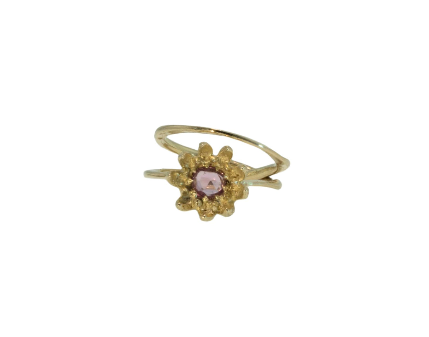 Ibiza Ring Sapphire Flower
