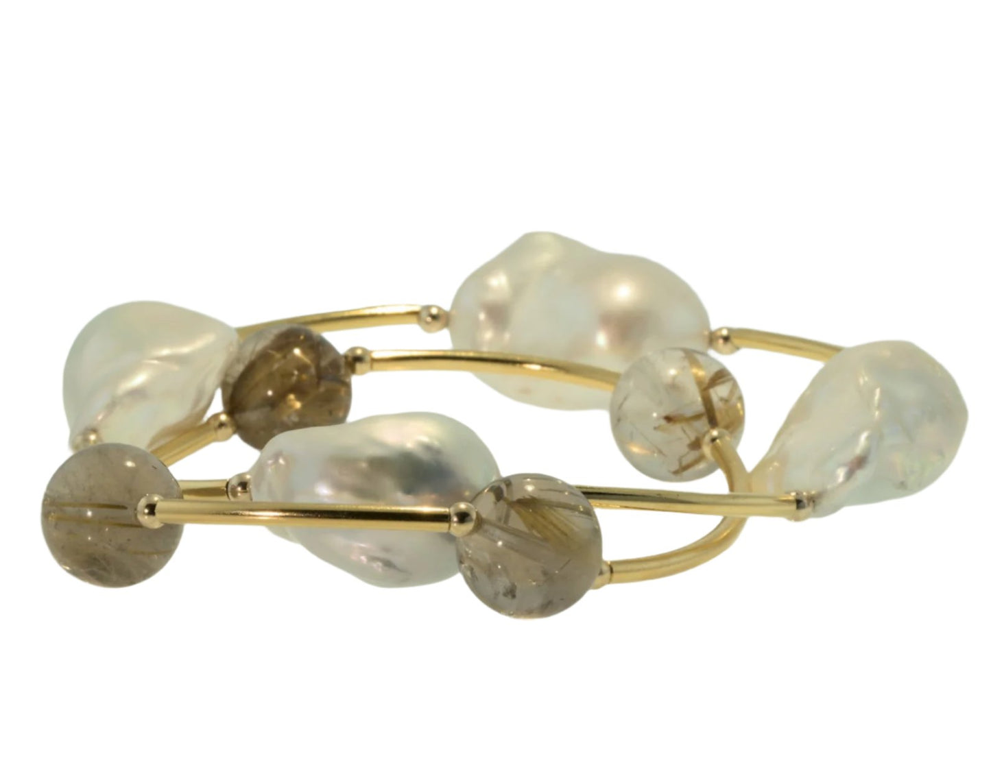 Parel Wit BASICS Armband