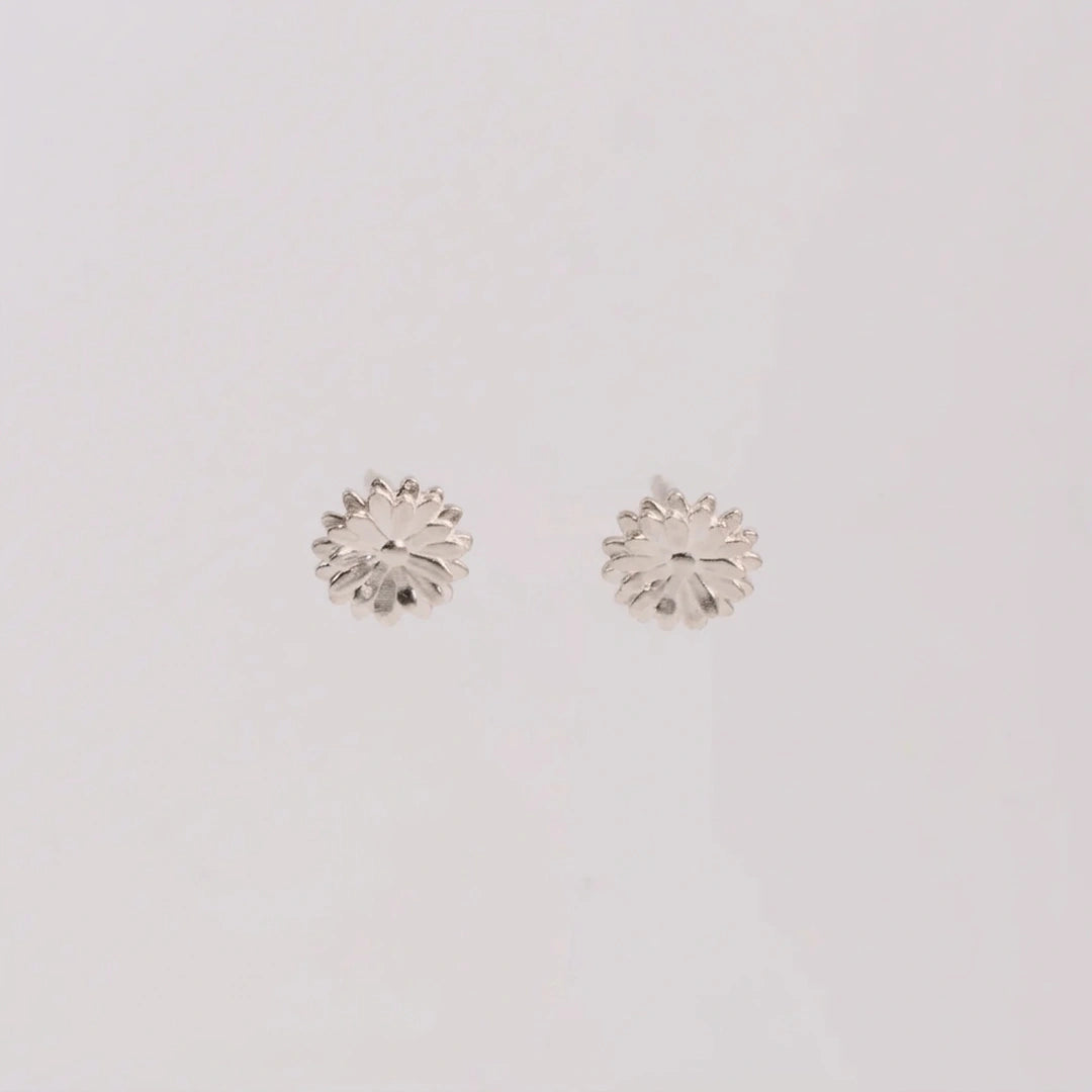 Sterling zilver oorbellen, handgemaakt uit het atelier van Claire Dries