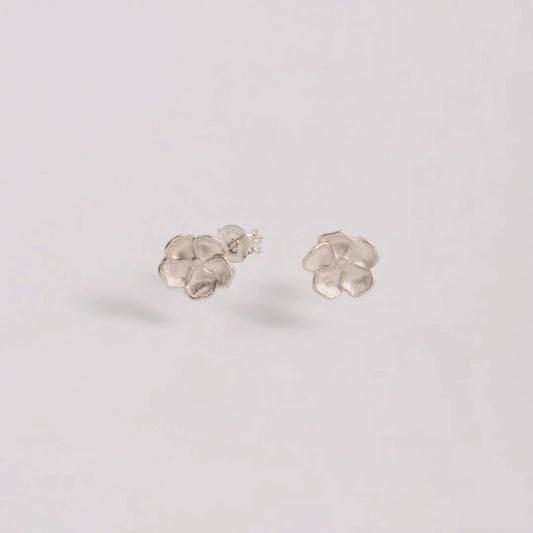 Sterling zilver oorbellen, handgemaakt uit het atelier van Claire Dries