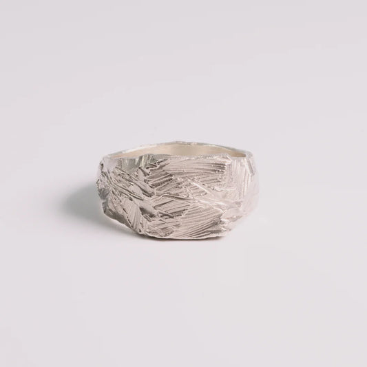 Sterling zilver ring, handgemaakt uit het atelier van Claire Dries
