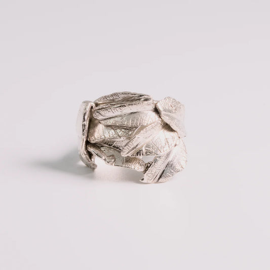 Sterling zilver ring, handgemaakt uit het atelier van Claire Dries